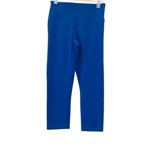 Z by Zella Pull-On High Rise Stretch Yoga Activewear Crop Leggings Blue Size XS